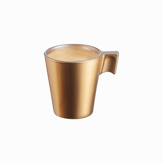 Conjunto de 2 chávenas de vidro temperado para café espresso