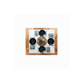 LUMINARC Prato de sopa Zelie preto 20cm 6 peças - Twisted Media