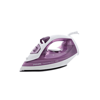 Ferro a Vapor Philips Featherlight Plus GC1426/30 com vapor contínuo de 18 g/min, jato de vapor de 65g e base antiaderente para deslizamento suave.