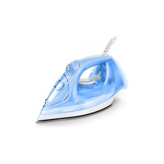 Ferro a Vapor Philips Série 3000 2200W com vapor potente, base cerâmica e sistema Calc-Clean para resultados rápidos e duradouros.