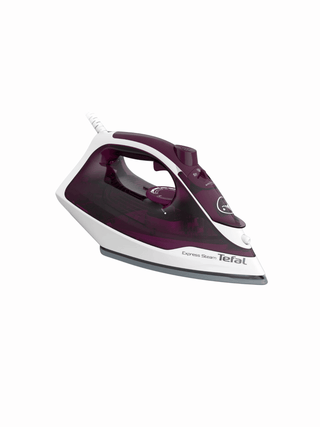 Ferro a Vapor Tefal 2400W com base cerâmica, vapor contínuo e design moderno para resultados impecáveis.