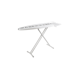 Tábua de Passar Roupa TEFAL com superfície de malha de arame e altura ajustável para maior eficiência e conforto.