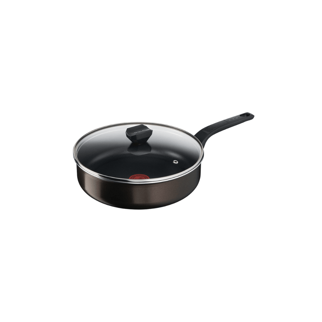 Tefal 2100092147 Non-Stick Stock Pots 12 qt T-FAL A92280 Specialty Total Non-Stick Dishwasher Safe Pot At Bottom, Black 12-Quartz, Metal, 11.36 Litre