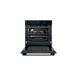 Forno Whirlpool OMSK58RU1SB 71L preto com funções pirolíticas e hidro em Angola - Twisted Media