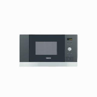 Micro-Ondas Embutido 17L com 800W de potência, design inox e programas automáticos para descongelamento e cozimento eficiente.