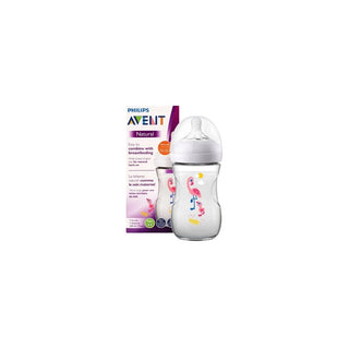 AVENT Biberão Natural Flamingo 260ml  - Twisted Media 