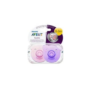 AVENT Chupeta Anti-Cólicas para Meninas 0-3 Meses - Twisted Media 