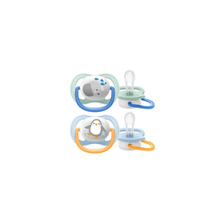AVENT Chupeta Ultra Air Ortodôntica 6-18M – Respirabilidade e Conforto - Twisted Media 