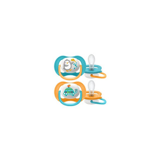 AVENT Chupeta Ultra Air Ortodôntica Menino 6-18M - Twisted Media 