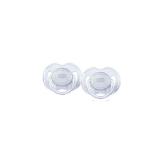 AVENT Chupetas Clássicas Transparentes 0-6M (2 Unidades) - Twisted Media 