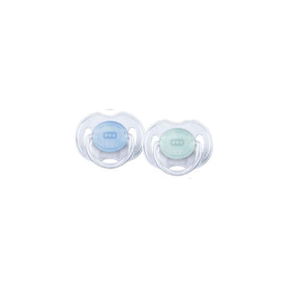 AVENT Chupetas Clássicas Transparentes 0-6M (2 Unidades) - Twisted Media 