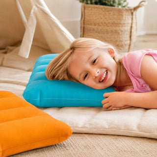 Almofada Insuflável Infantil INTEX 43x29x9cm Conforto para Viagens e Camping - Twisted Media