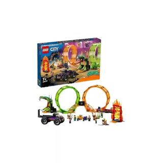 Arena de Acrobacias com Loop Duplo LEGO City - Twisted Media 