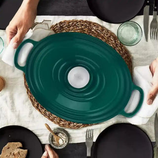 Assadeira Tefal Ferro Fundido Esmaltado Indução 29cm 3L - Twisted Media
