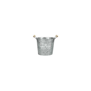 BBQ Balde de metal para churrasco com alça 24cm - Twisted Media 
