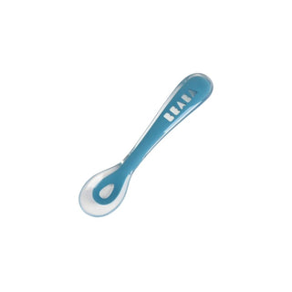 BEABA Colher De Silicone 1ª Etapa Azul - Twisted Media 