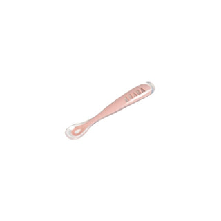 BEABA Colher de Silicone 1ª Etapa Rosa  - Twisted Media