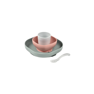 BEABA Conjunto Café da manhã Silicone Eucaliptus - Twisted Media 
