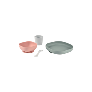BEABA Conjunto Café da manhã Silicone Eucaliptus - Twisted Media 