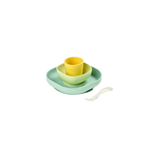 BEABA Conjunto Pequeno-Almoço em Silicone – 4 Peças - Twisted Media 