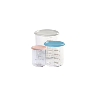 BEABA Conjunto de 3 Porções 120ml, 240ml e 420ml - Twisted Media 