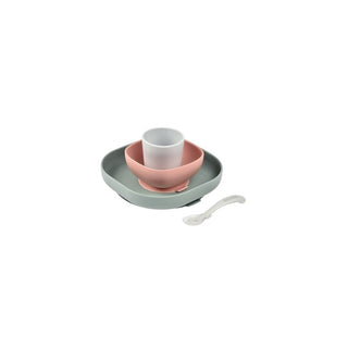 BEABA Conjunto de Refeição em Silicone Eucalyptus - Twisted Media 