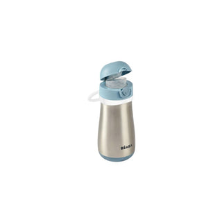 BEABA Garrafa de Água Azul Inox 350ml - Twisted Media 