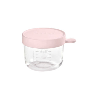 BEABA Porção Vidro 150ml Rosa - Twisted Media 