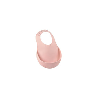 Babete de Silicone Béaba Rosa - Twisted Media 