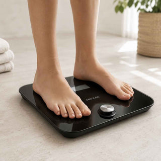 Balança de Casa de Banho Cecotec Surface Precision EcoPower 10000 Healthy Black - Twisted Media