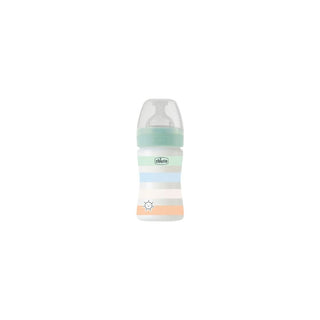 Biberão Chicco 0M+ Verde 150 ml – Fluxo Lento e Sistema Anticólicas - Twisted Media 