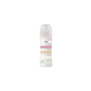 Biberão Chicco Well-Being Silicone 250 ml Fluxo Da Tetina Lento - Twisted Media