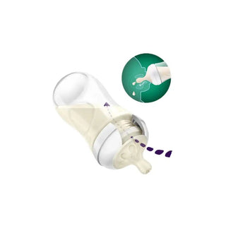 Biberão Philips Avent Natural Response 240 ml Tetina T3 Vidro - Twisted Media