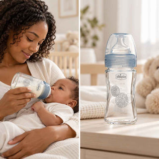 Biberão de Vidro Chicco 150ml Natural - Twisted Media