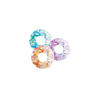 Boia Circular Insuflável INTEX Transparente Colorida 91cm - Twisted Media