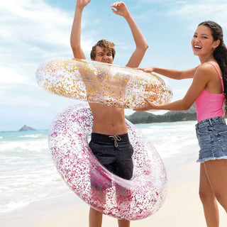 Boia Inflável INTEX com Glitter 119cm - Twisted Media