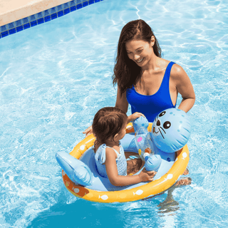 Bóia Infantil com Assento INTEX See-Me-Sit Rider - Twisted Media