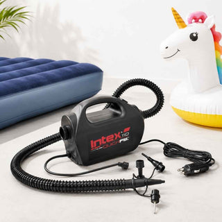 Bomba de Ar Elétrica Intex QuickFill Alta Pressão 220-240V e 12V - Twisted Media