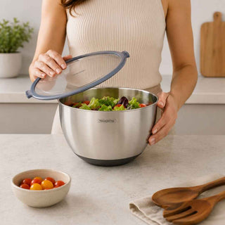 Bowl Tramontina Cucina 3 Litros em Aço Inox com Tampa - Twisted Media