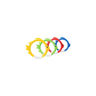 Brinquedos Subaquáticos INTEX Fish Rings 4 Argolas - Twisted Media
