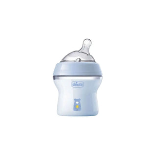 CHICCO Biberão Natural 150ml Azul PP - Twisted Media 