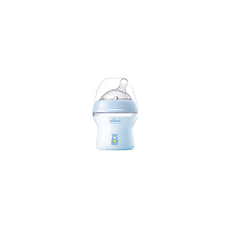 CHICCO Biberão Natural Feeling 150 ml Azul - Twisted Media 