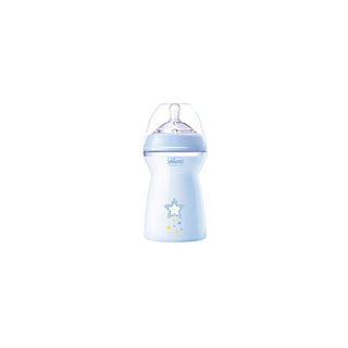 CHICCO Biberão de Plástico 330 ml Azul - Twisted Media 
