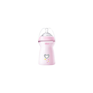 CHICCO Biberão de Plástico 330 ml Rosa - Twisted Media 