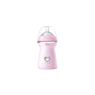 CHICCO Biberão de Plástico 330ml Rosa - Twisted Media 