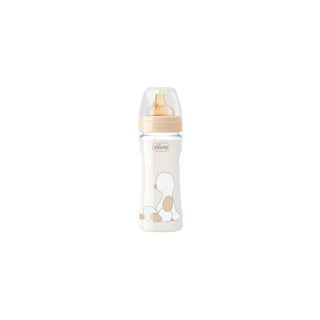 CHICCO Biberão de Vidro 240 ml Fluxo Normal - Twisted Media 