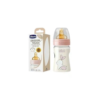 CHICCO Biberão de vidro 150ml Fluxo normal - Twisted Media