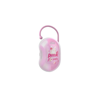 CHICCO Porta-Chupetas Rosa – Higiene, Proteção e Praticidade - Twisted Media 