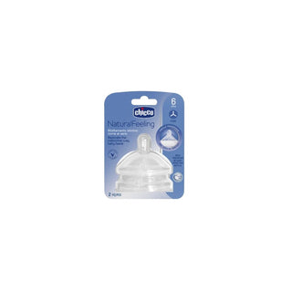 CHICCO Tetina Natural Feeling 6M+ - Twisted Media 