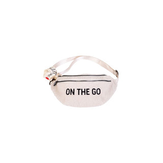 CHILDHOME Bolsa de Cintura Banana Teddy Off White - Twisted Media 